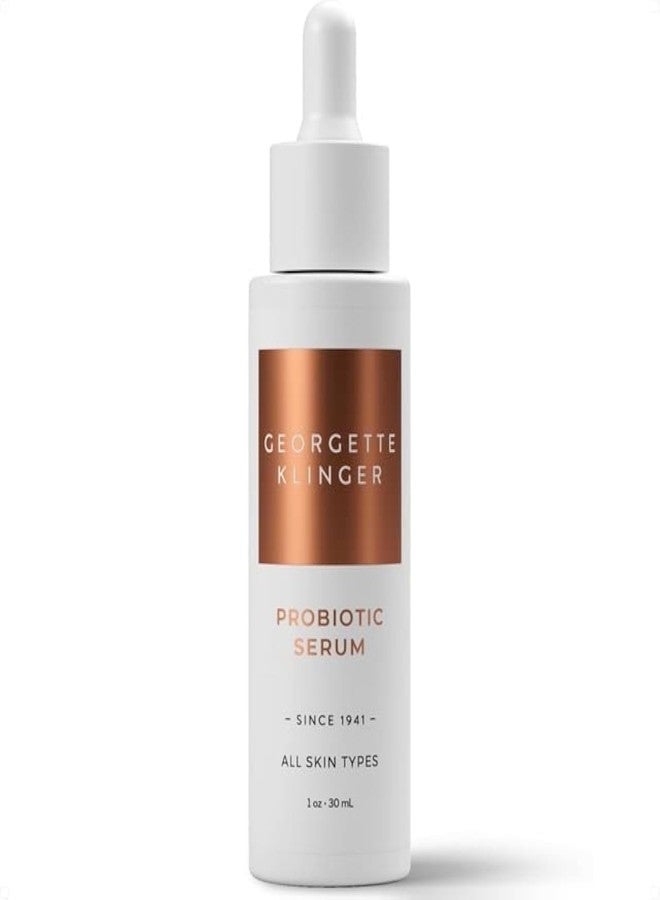 Georgette Klinger Probiotic Serum - Hydrating Face Serum With Hyaluronic Acid For Anti-Aging & Skin Barrier Repair, Balances Skin Microbiome, Enhancing Texture, Prevent Premature Aging - 1 oz - Image 1